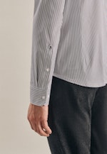 Slim Performancehemd Streifen in Dunkelblau |  Seidensticker Onlineshop