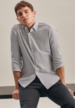 Slim Performancehemd Streifen in Dunkelblau |  Seidensticker Onlineshop