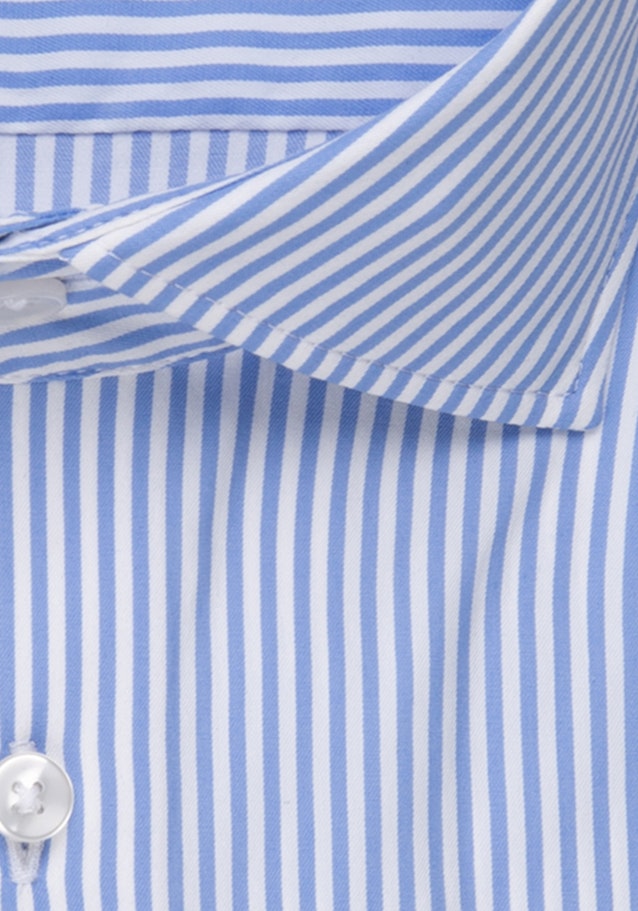 Slim Performancehemd Streifen in Hellblau | Seidensticker Onlineshop