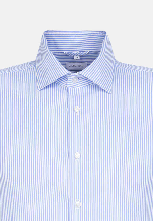 Slim Performance shirt Stripe in Light Blue |  Seidensticker Onlineshop