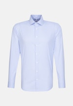 Slim Performancehemd Streifen in Hellblau |  Seidensticker Onlineshop