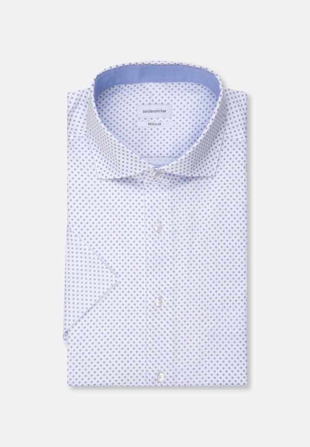 Regular Business Shirt Print in White |  Seidensticker Onlineshop