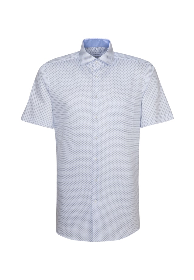 Regular Business Shirt Print in White |  Seidensticker Onlineshop