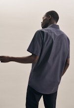 Regular Business Shirt Plain in Dark Blue |  Seidensticker Onlineshop