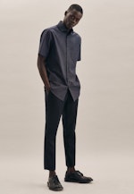 Regular Business Shirt Plain in Dark Blue |  Seidensticker Onlineshop