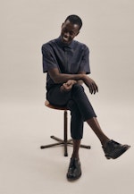 Regular Business Shirt Plain in Dark Blue |  Seidensticker Onlineshop