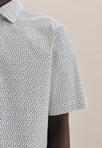 Regular Business Shirt Print in Green |  Seidensticker Onlineshop