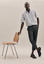 Regular Business Shirt Print in Green |  Seidensticker Onlineshop