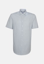 Regular Business Shirt Print in Green |  Seidensticker Onlineshop