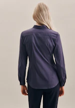 Shirt Blouse Uni in Dark Blue |  Seidensticker Onlineshop