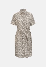 Poplin Midi (knee-length) Dress in Grey |  Seidensticker Onlineshop