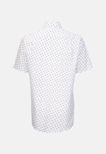 Regular Oxford shirt Print in White |  Seidensticker Onlineshop