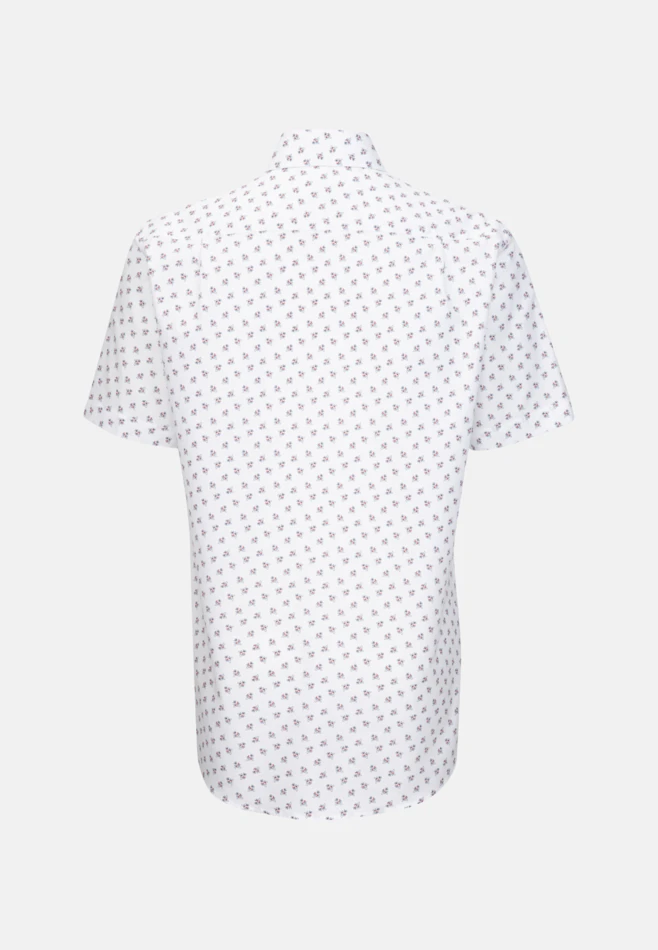 Regular Oxford shirt Print in White | Seidensticker online shop