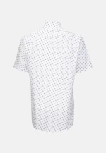 Regular Oxford shirt Print in White |  Seidensticker Onlineshop