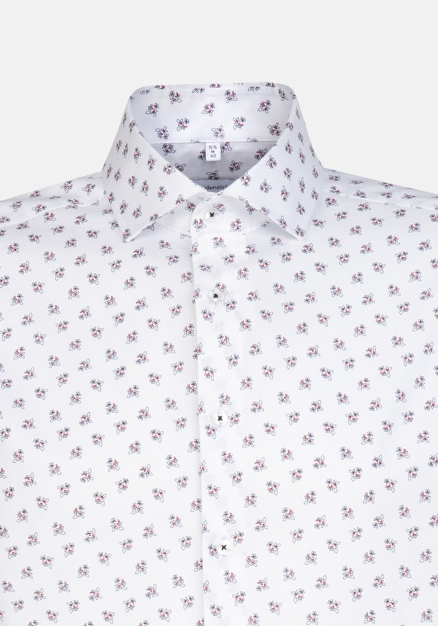 Oxford korte arm Oxfordhemd in Regular with Kentkraag in Wit |  Seidensticker Onlineshop