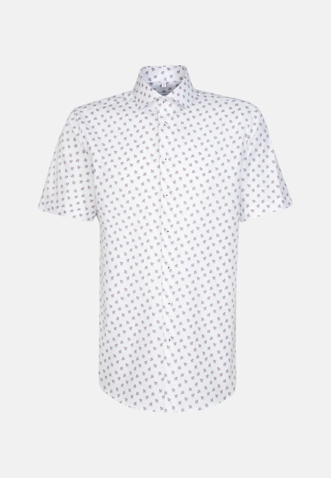 Regular Oxford shirt Print in White | Seidensticker online shop