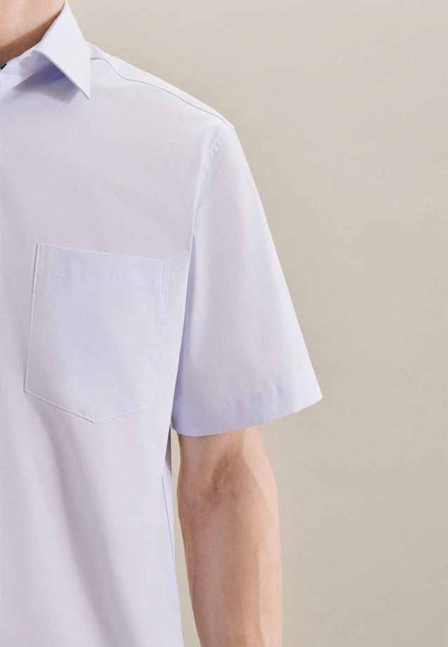 Regular Business Hemd Streifen in Hellblau |  Seidensticker Onlineshop