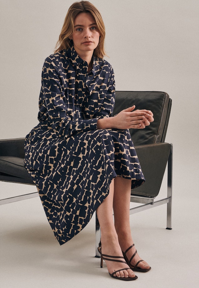 Skirt Print in Dark Blue |  Seidensticker Onlineshop