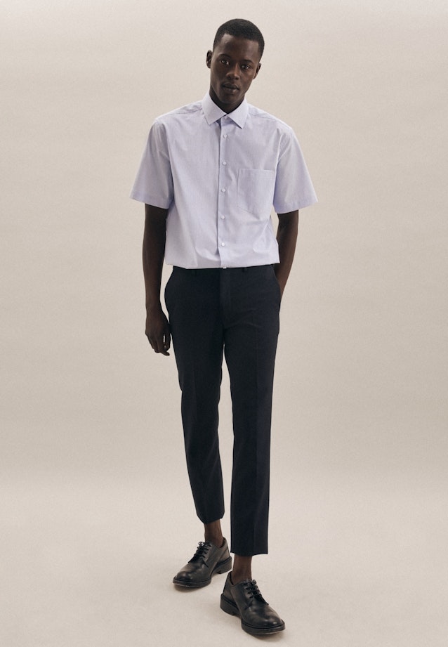 Regular Chemise Business rayures in Bleu Clair |  Seidensticker Onlineshop