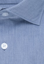 Regular Business Hemd Uni in Mittelblau |  Seidensticker Onlineshop