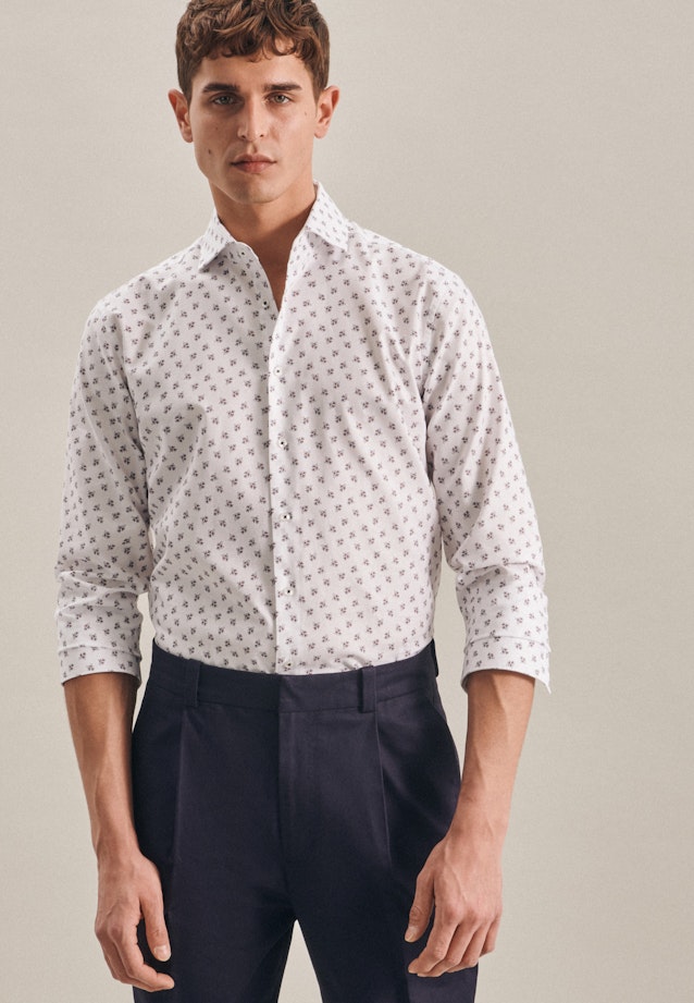 X-Slim Oxford shirt Uni in White |  Seidensticker Onlineshop