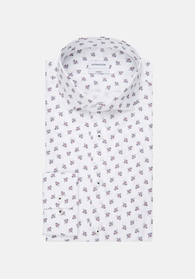 X-Slim Oxford shirt Uni in White | Seidensticker Onlineshop