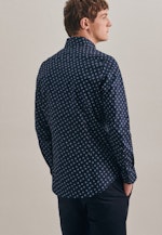 X-Slim Oxfordhemd Uni in Dunkelblau |  Seidensticker Onlineshop