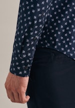 X-Slim Oxfordhemd Uni in Dunkelblau |  Seidensticker Onlineshop