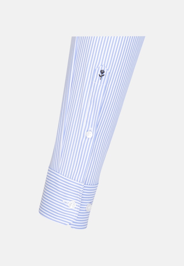 X-Slim Performancehemd Streifen in Hellblau |  Seidensticker Onlineshop