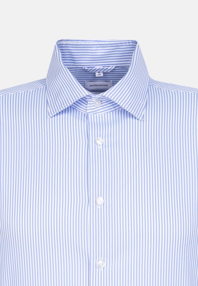 X-Slim Performancehemd Streifen in Hellblau |  Seidensticker Onlineshop