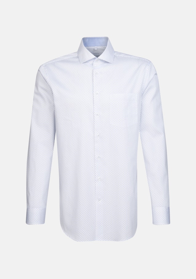 Twill Business Hemd in Regular mit Kentkragen und extra langem Arm in Weiß |  Seidensticker Onlineshop