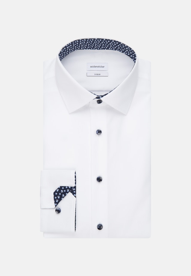 X-Slim Business Hemd Uni in Weiß |  Seidensticker Onlineshop