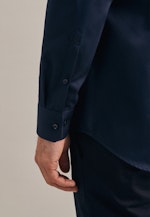 Slim Business Hemd Uni in Dunkelblau |  Seidensticker Onlineshop