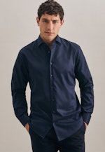 Slim Business Hemd Uni in Dunkelblau |  Seidensticker Onlineshop