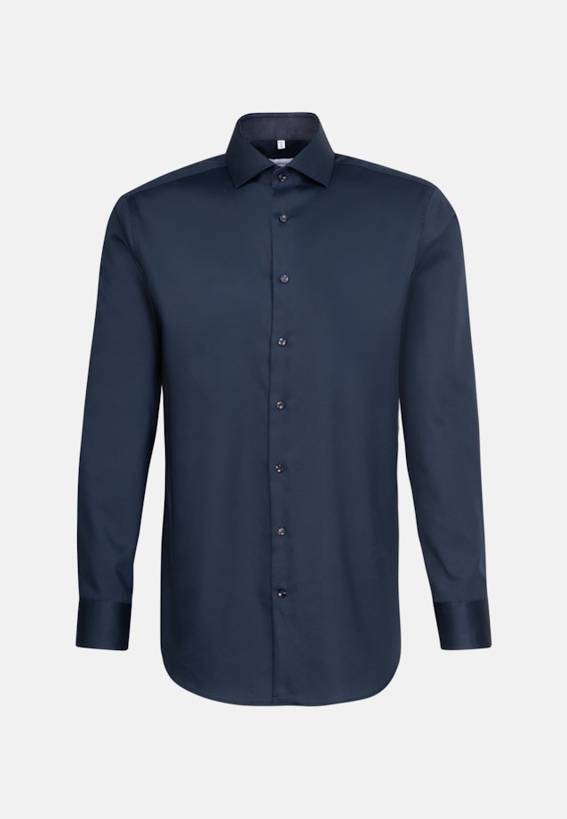 Slim Business Hemd Uni in Dunkelblau |  Seidensticker Onlineshop