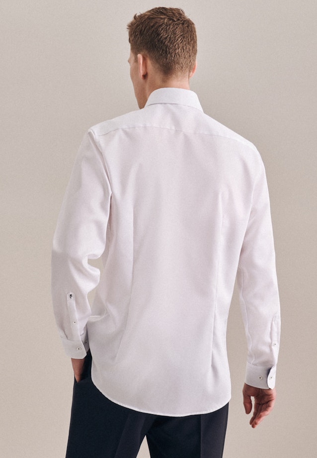 Slim Business Hemd Uni in Weiß |  Seidensticker Onlineshop