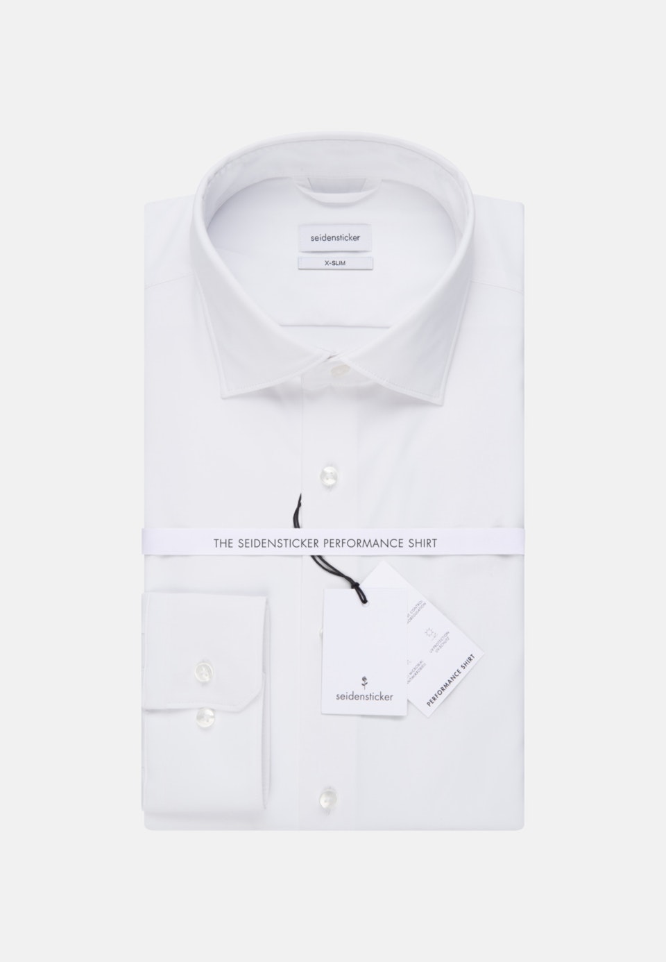 Performancehemd in X-Slim mit Kentkragen in Weiß |  Seidensticker Onlineshop