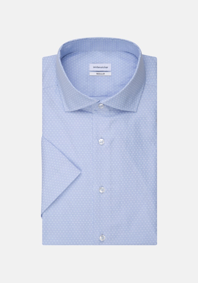 Oxford Korte mouwen Oxfordhemd in Regular with Kentkraag in Lichtblauw |  Seidensticker Onlineshop