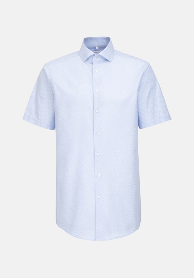Oxford Korte mouwen Oxfordhemd in Regular with Kentkraag in Lichtblauw |  Seidensticker Onlineshop