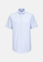 Regular Oxfordhemd Druck in Hellblau |  Seidensticker Onlineshop