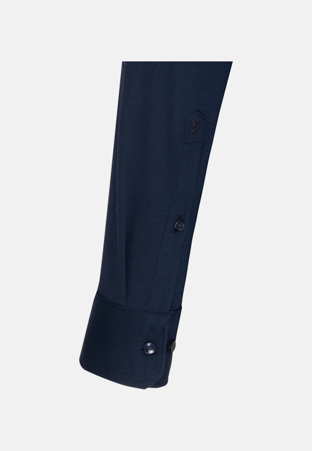 Slim Jersey shirt Plain in Dark Blue |  Seidensticker Onlineshop