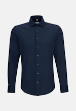 Slim Jersey shirt Plain in Dark Blue |  Seidensticker Onlineshop