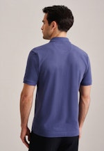 Regular Polo Uni in Medium Blue |  Seidensticker Onlineshop