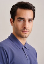 Regular Polo Uni in Medium Blue |  Seidensticker Onlineshop