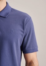 Regular Polo Uni in Medium Blue |  Seidensticker Onlineshop