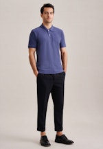 Regular Polo Uni in Medium Blue |  Seidensticker Onlineshop