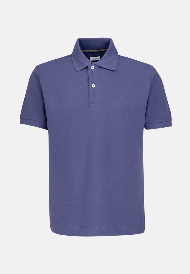 Regular Polo Uni in Mittelblau |  Seidensticker Onlineshop