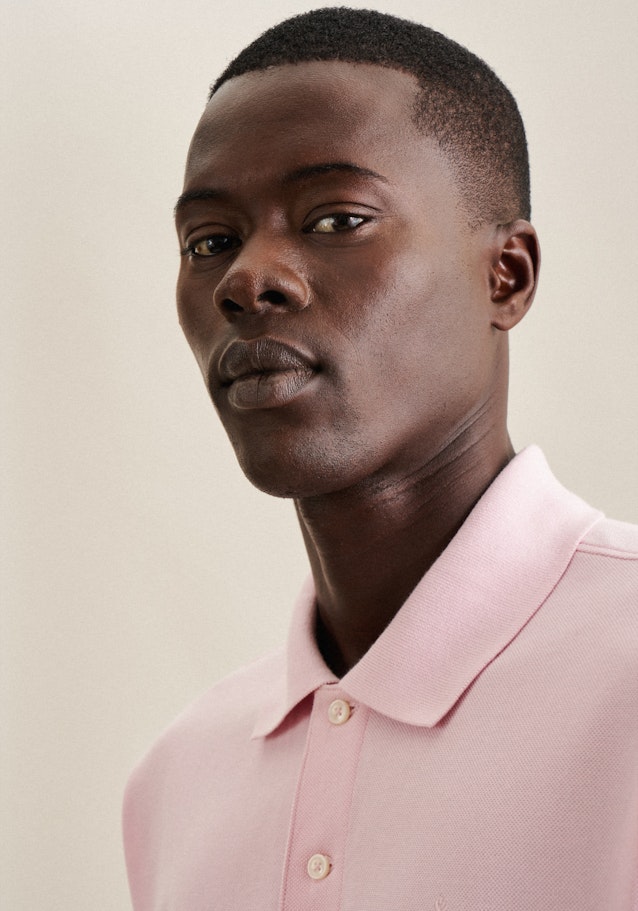 Kraag Polo in Roze/Pink |  Seidensticker Onlineshop