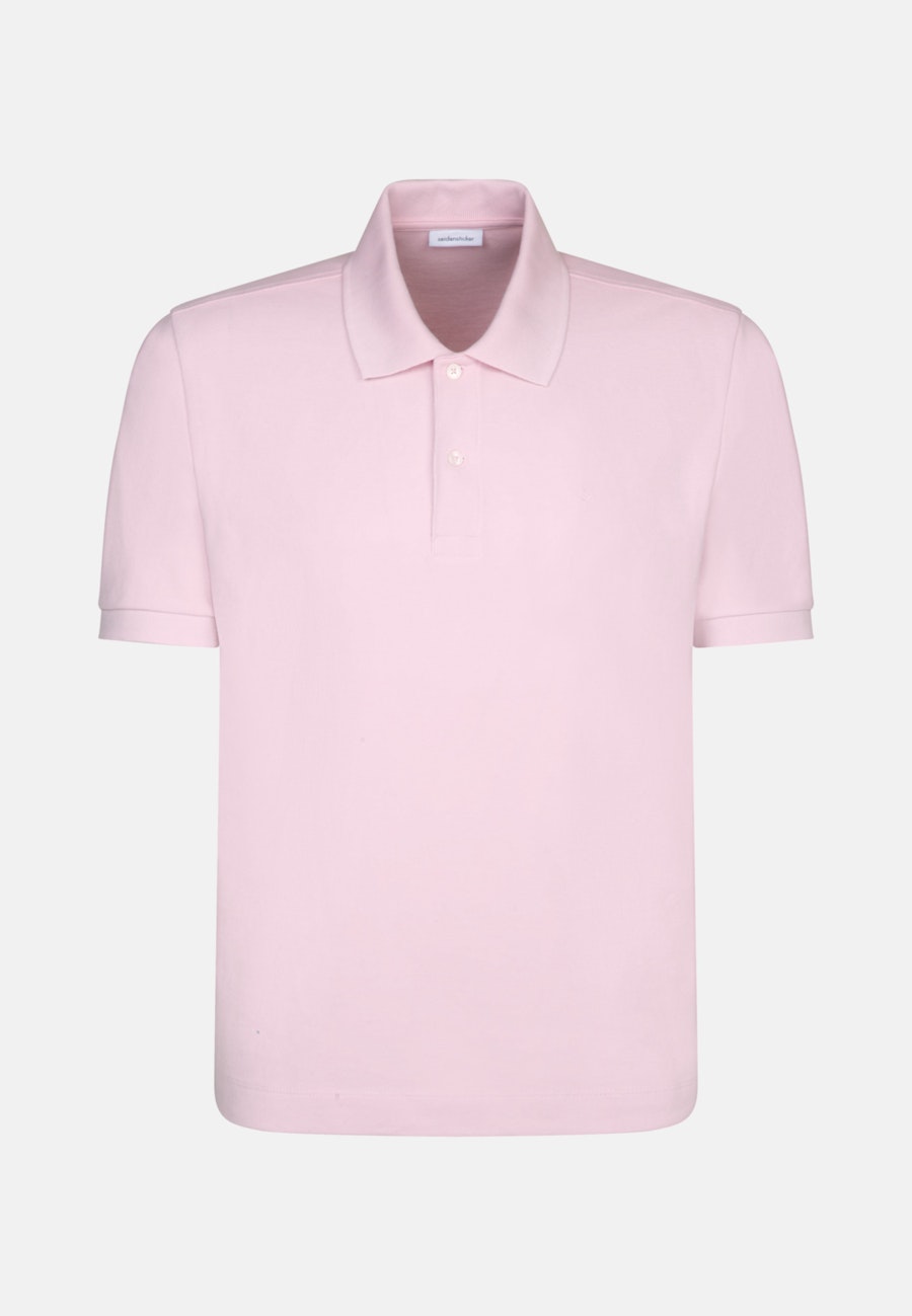 Kragen Polo-Shirt Regular in Rosa/Pink |  Seidensticker Onlineshop