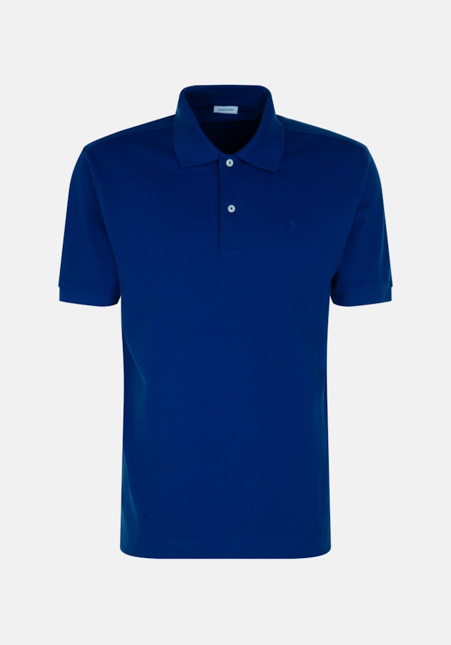 Collar Polo in Medium Blue |  Seidensticker Onlineshop